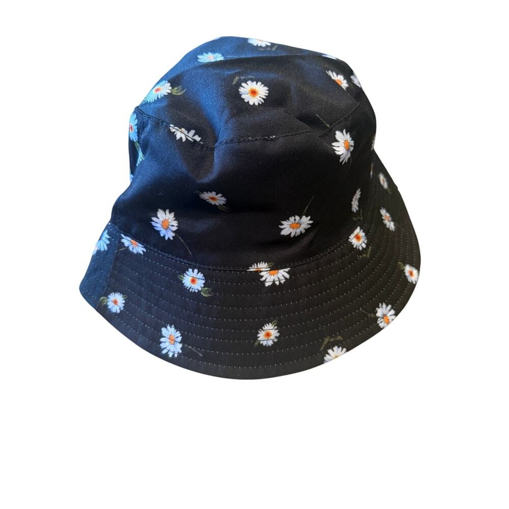 new adult Alice + Olivia one size reversible daisy bucket hat A1 2826